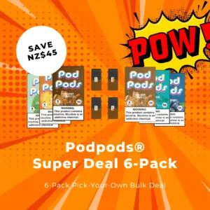 PodPods® Compatible Pods: Half price 6 Pack Bulk Deal